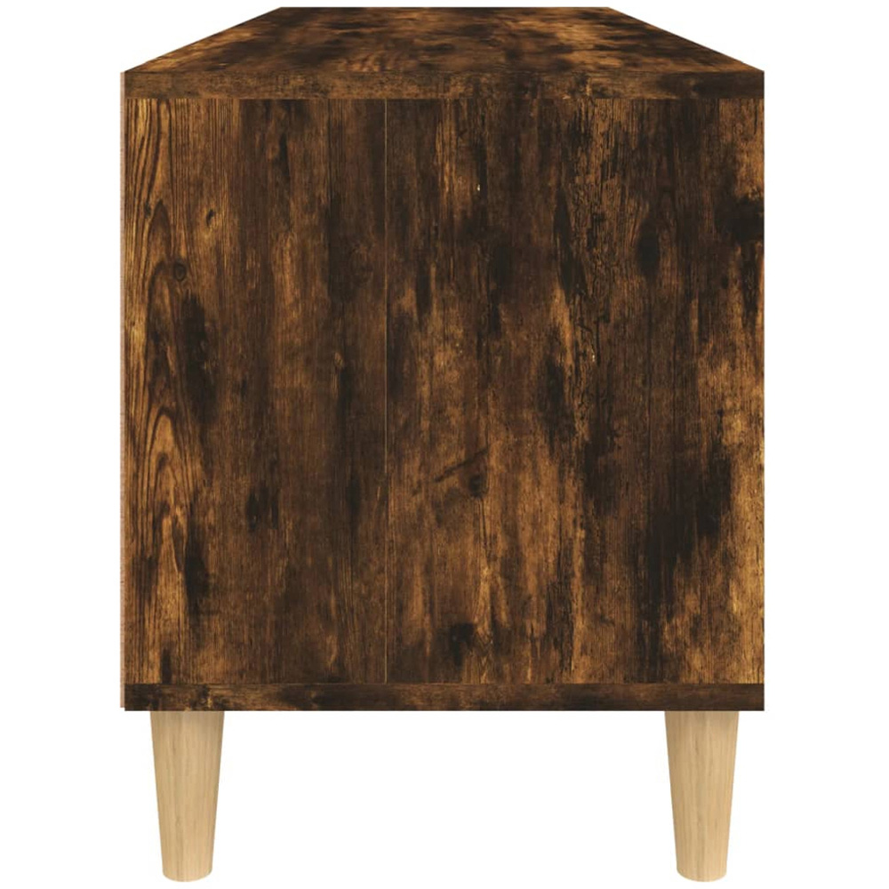 vidaXL 2 Drawer 2 Shelf Smoked Oak TV Cabinet Image 7