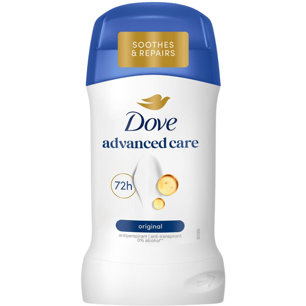 Dove Advanced Care 72H Sweat Protection Anti-Perspirant Deo Stick 50ml 3 Pack Image 3