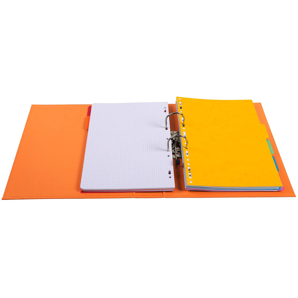 Exacompta PremTouch A4 Orange PVC Level Arch File 10 Pack Image 3