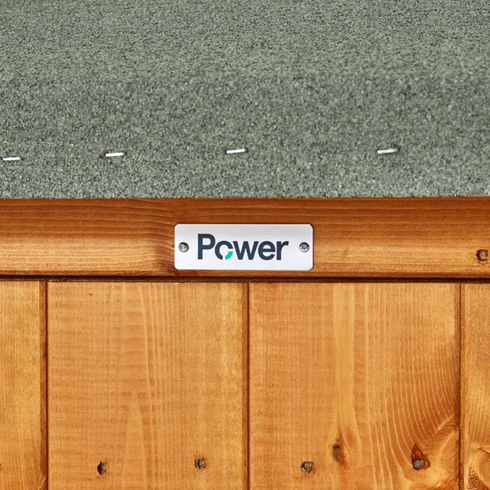 Power Sheds 20 x 6ft Apex Wooden Shed Image 3