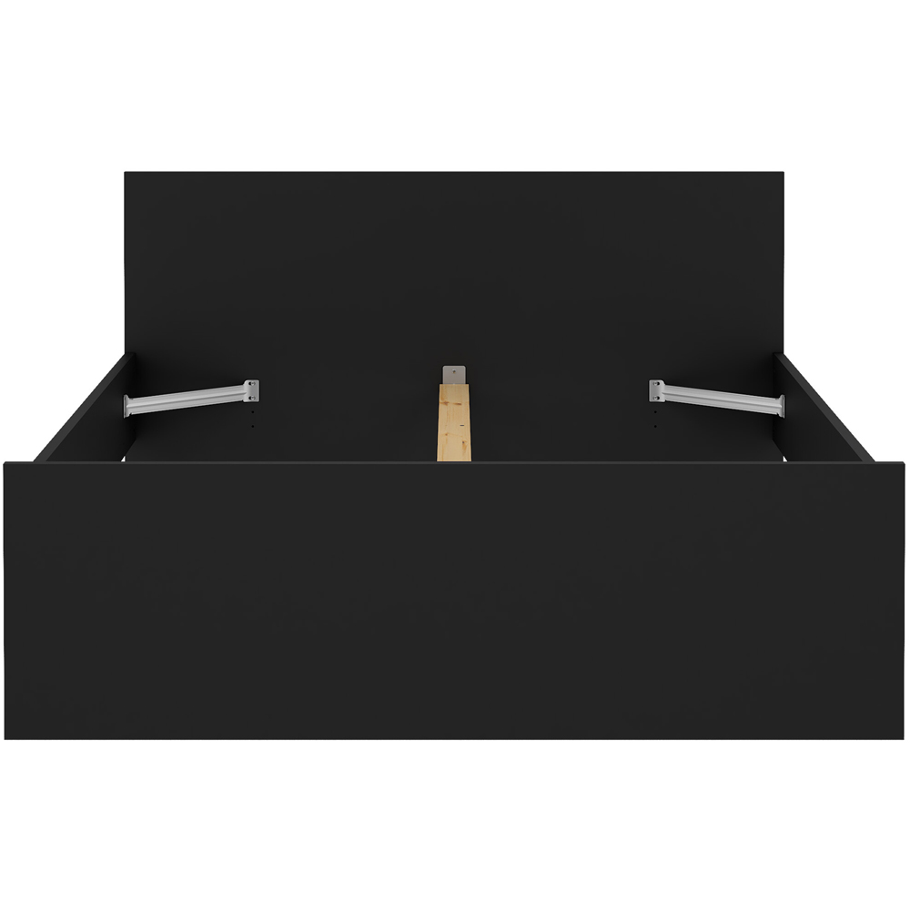 Florence Double Matt Black Bed Frame Image 4