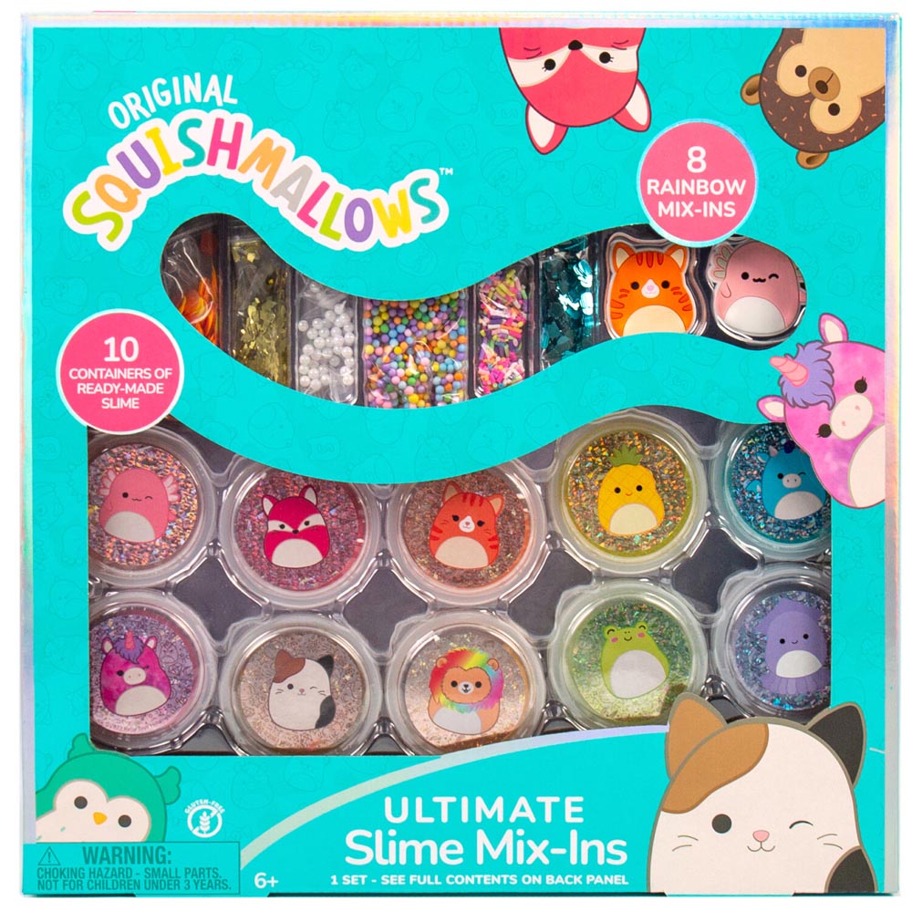 Squishmallows Ultimate Slime Mix Ins  - Blue Image 1