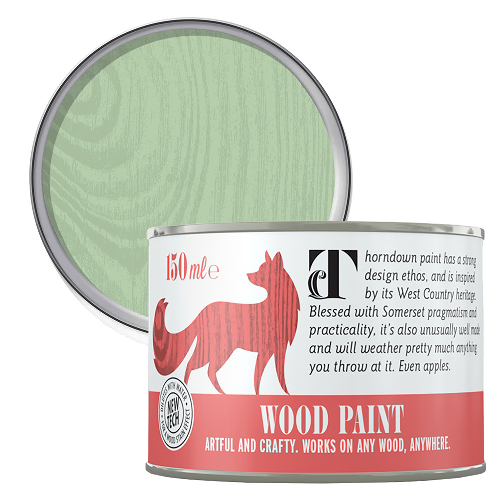 Thorndown Cathedral Green Satin Wood Paint 150ml Image 1