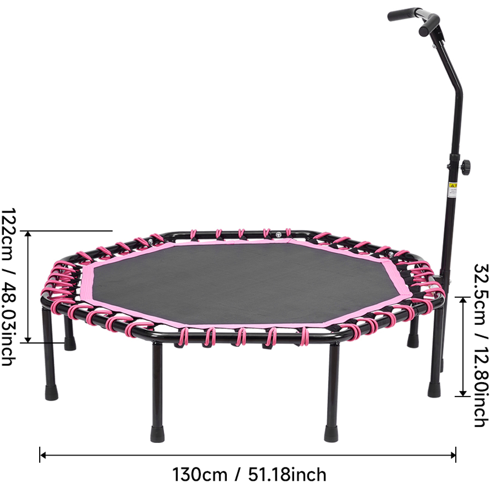 H&O Direct 50.4 inch Trampoline with T Adjustable Handle Image 4