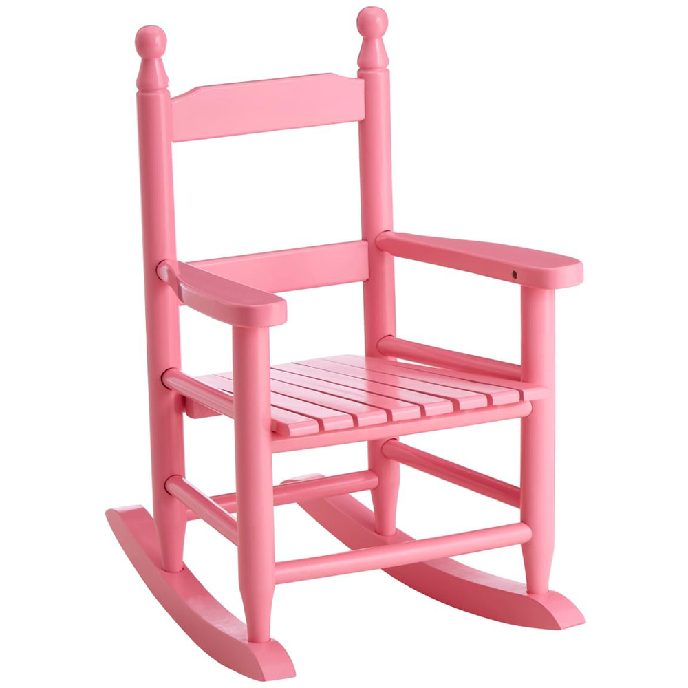 Premier Housewares Kids Pink Rocking Chair Image 3