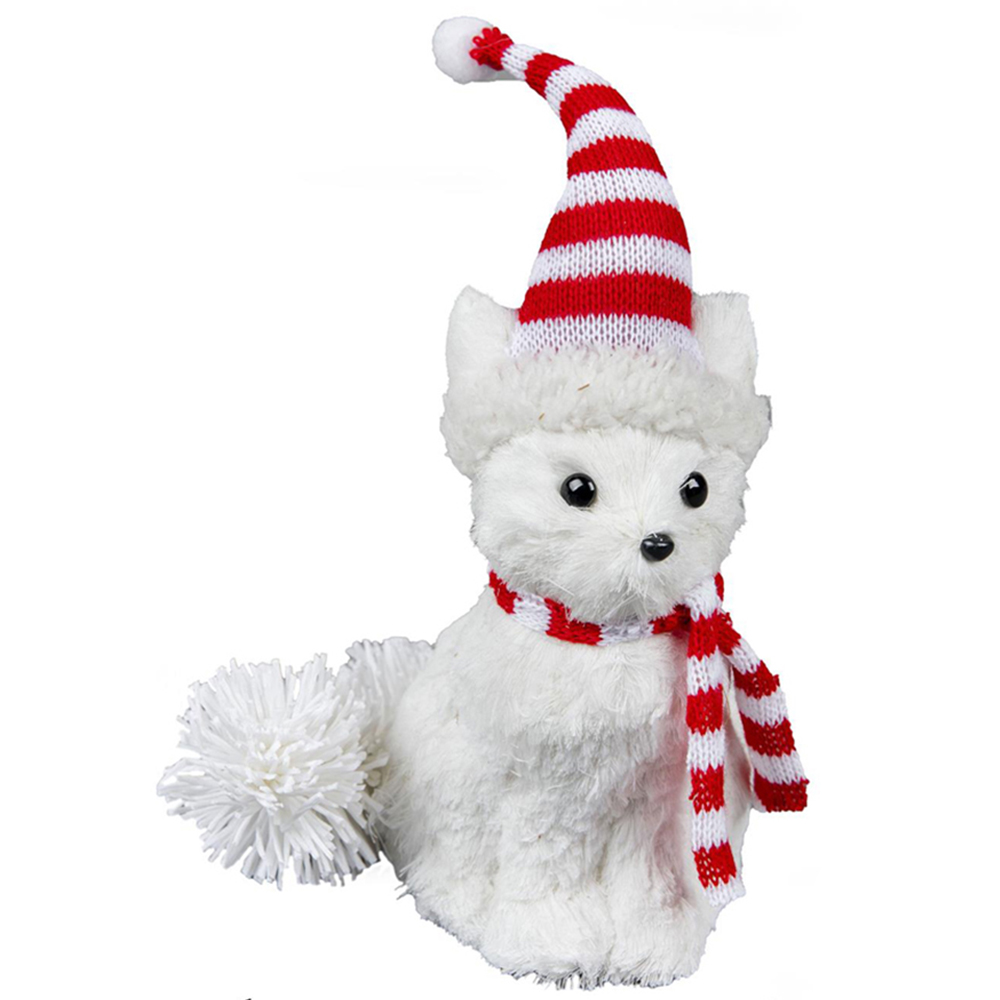 Shatchi Arctic Fox Decorative Figurine Image 1
