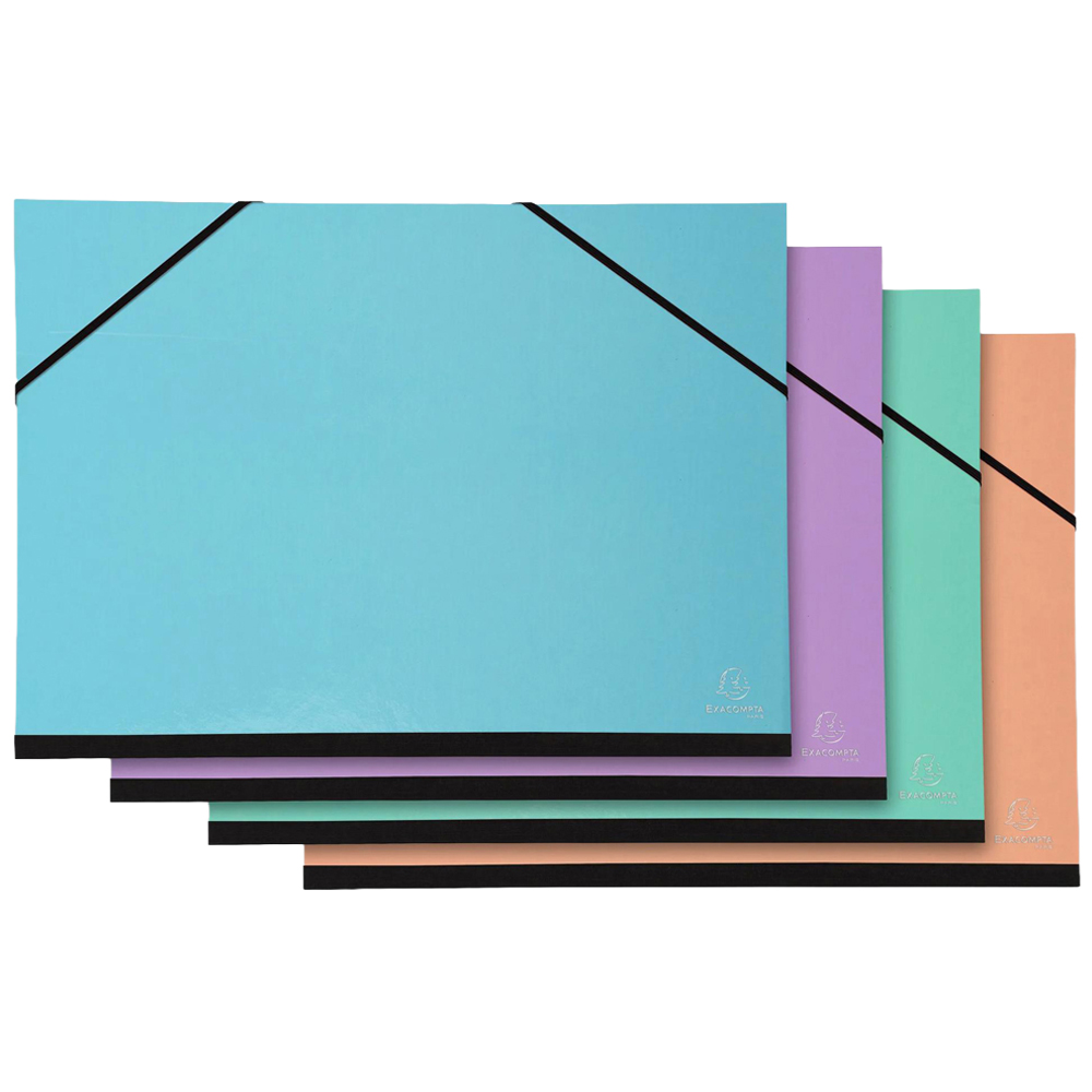 Exacompta Assorted Colours Aquarel Art Folder 10 Pack Image 1
