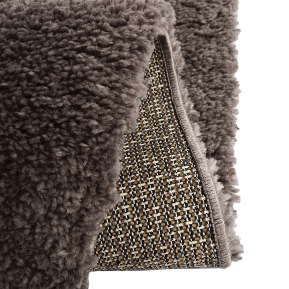 Homemaker Charcoal Snug Plain Shaggy Rug 120 x 170cm Image 4