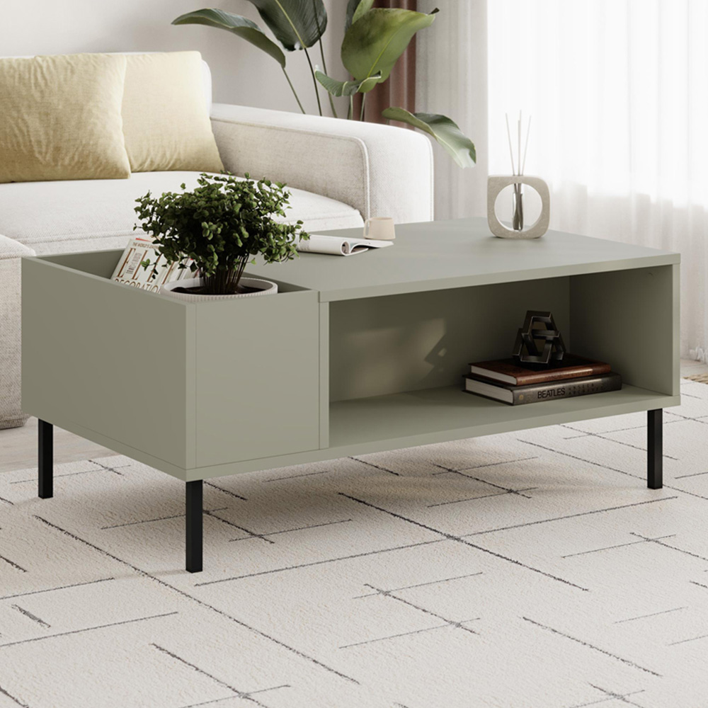 Decortie Vena Ash Green Coffee Table Image 1