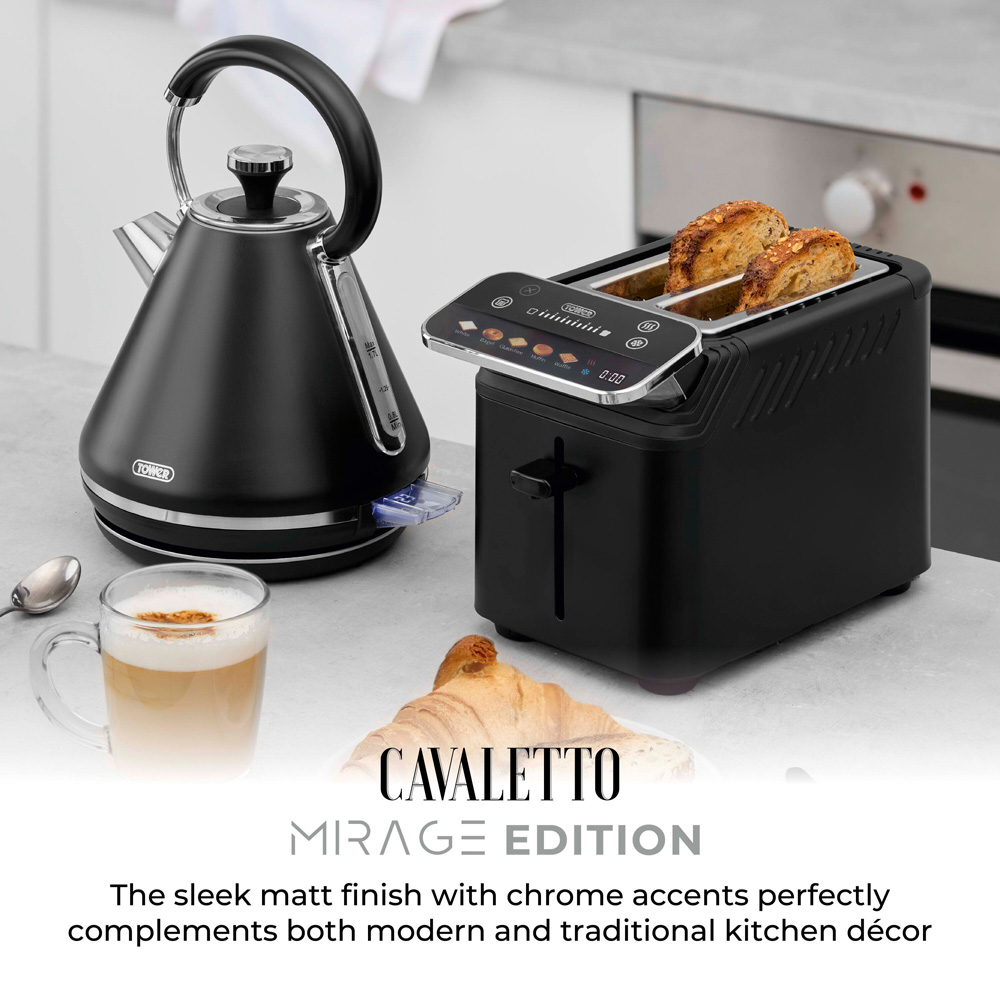 Tower Mirage T10087BLK Black 1.7L Variable Digital Kettle 3000W Image 5