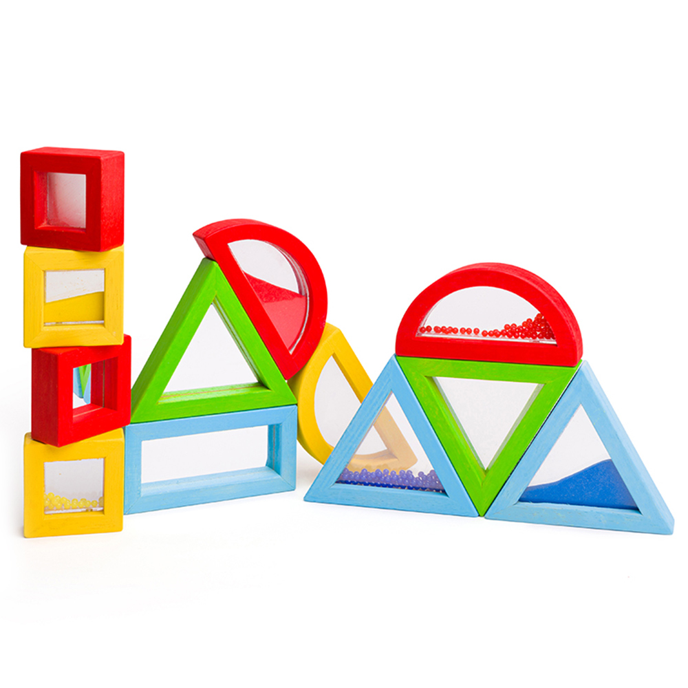 Bigjigs Toys Rainbow Sensory Shapes Toy Multicolour Image 3