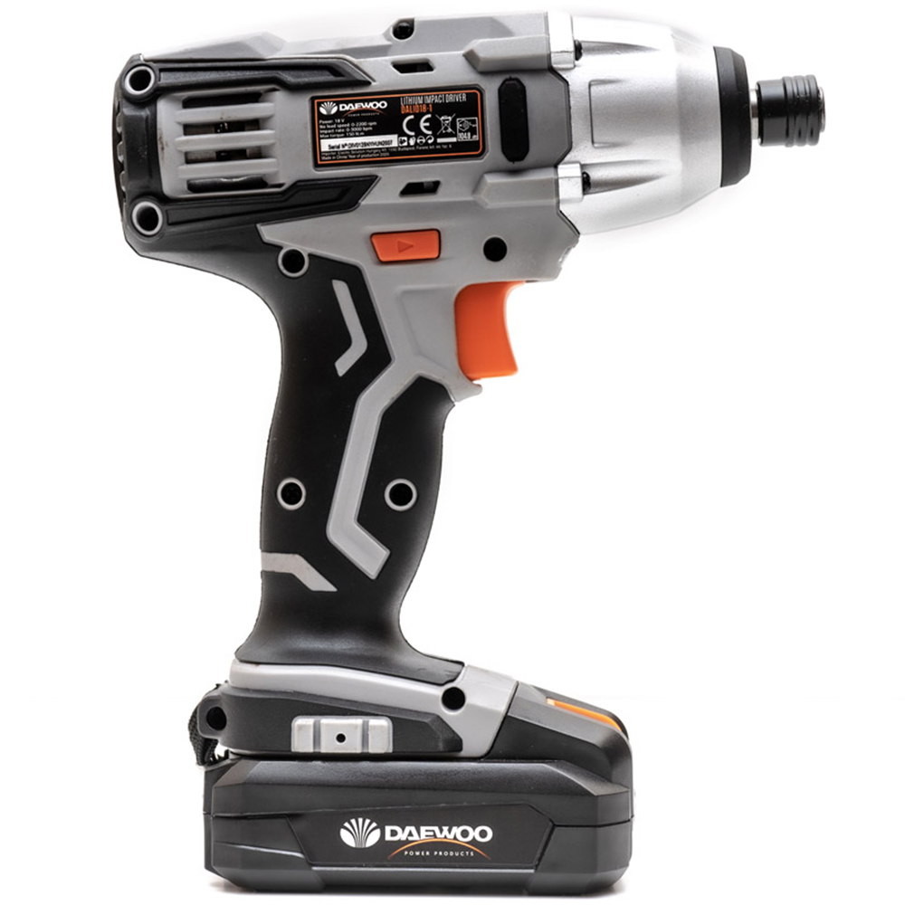 Daewoo U-Force 18V 2 x 4Ah Impact Drill Driver with Battery Charger Image 2