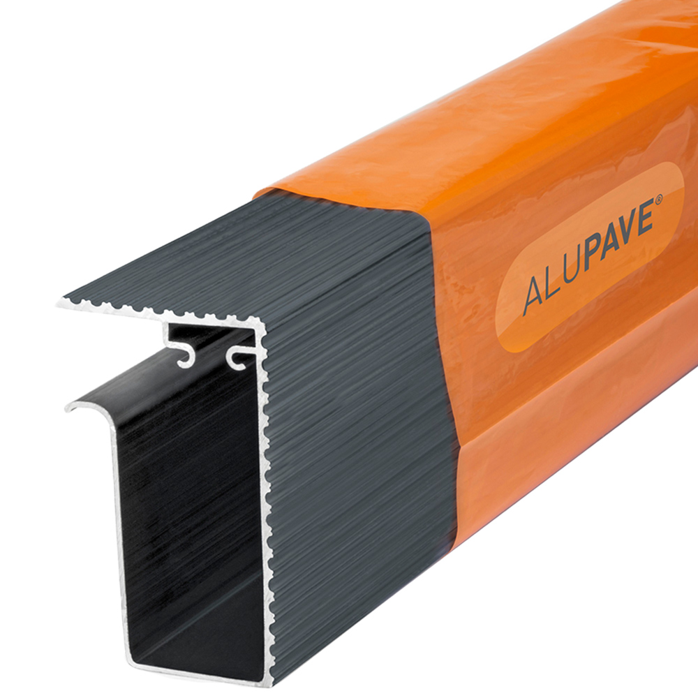 Alupave Grey Decking Side Gutter 6m Image 1