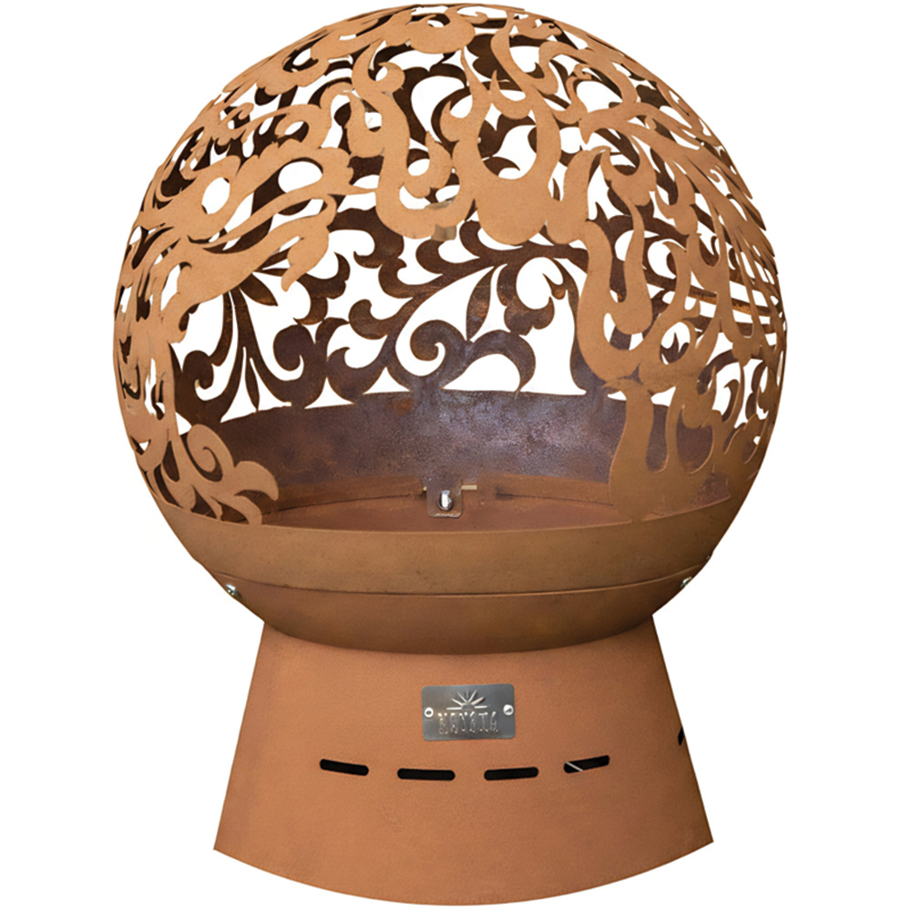 Havana Steel Helios Fireglobe Outdoor Fire Pit 57cm Image 1
