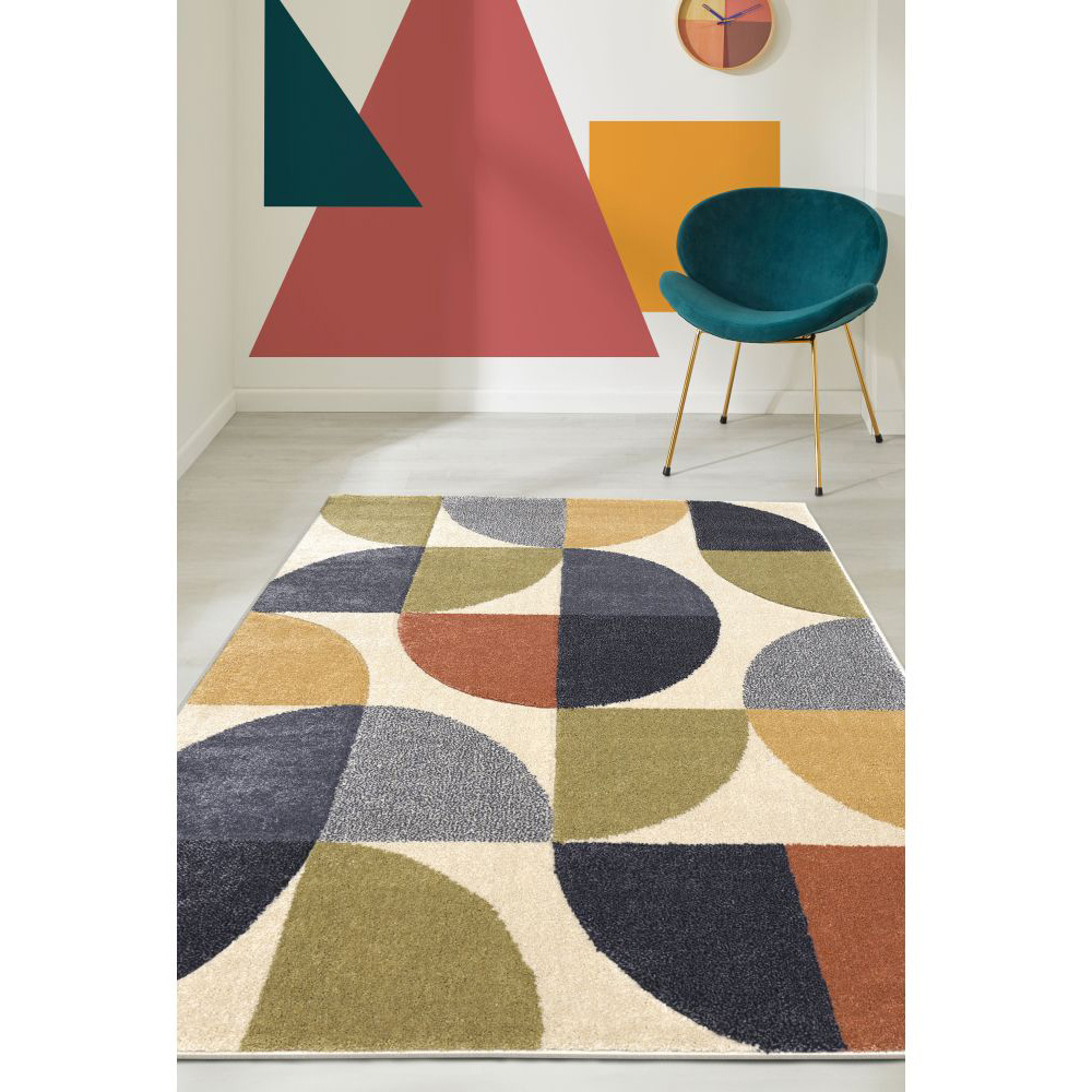 Homemaker Newport Multicolour Abstract Rug 160 x 230cm Image 4