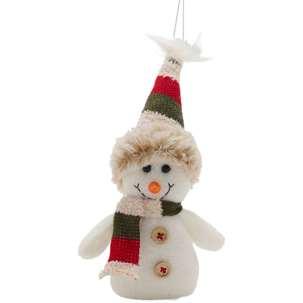 The Seasonal Gift Co. Assorted Snowman and Reindeer Decorations Tray 12 Pack Image 4