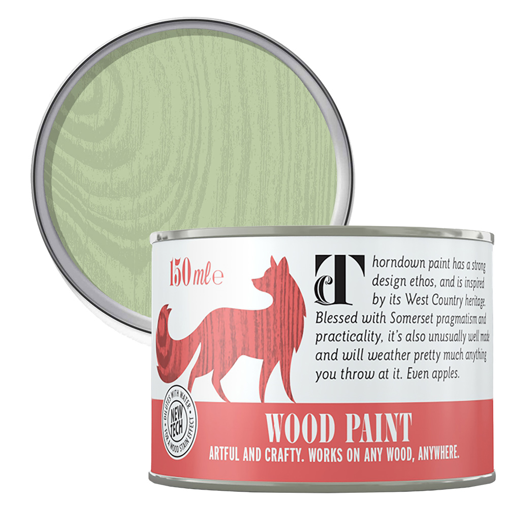 Thorndown Parlyte Green Satin Wood Paint 150ml Image 1
