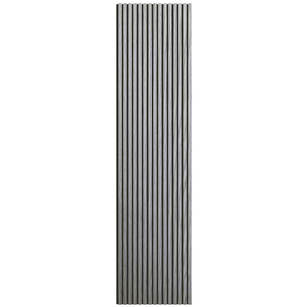 Britwall Light Grey Wood Grain Linear Acoustic Wall Panel 2400 x 600 x 21mm 2 Pack Image 2