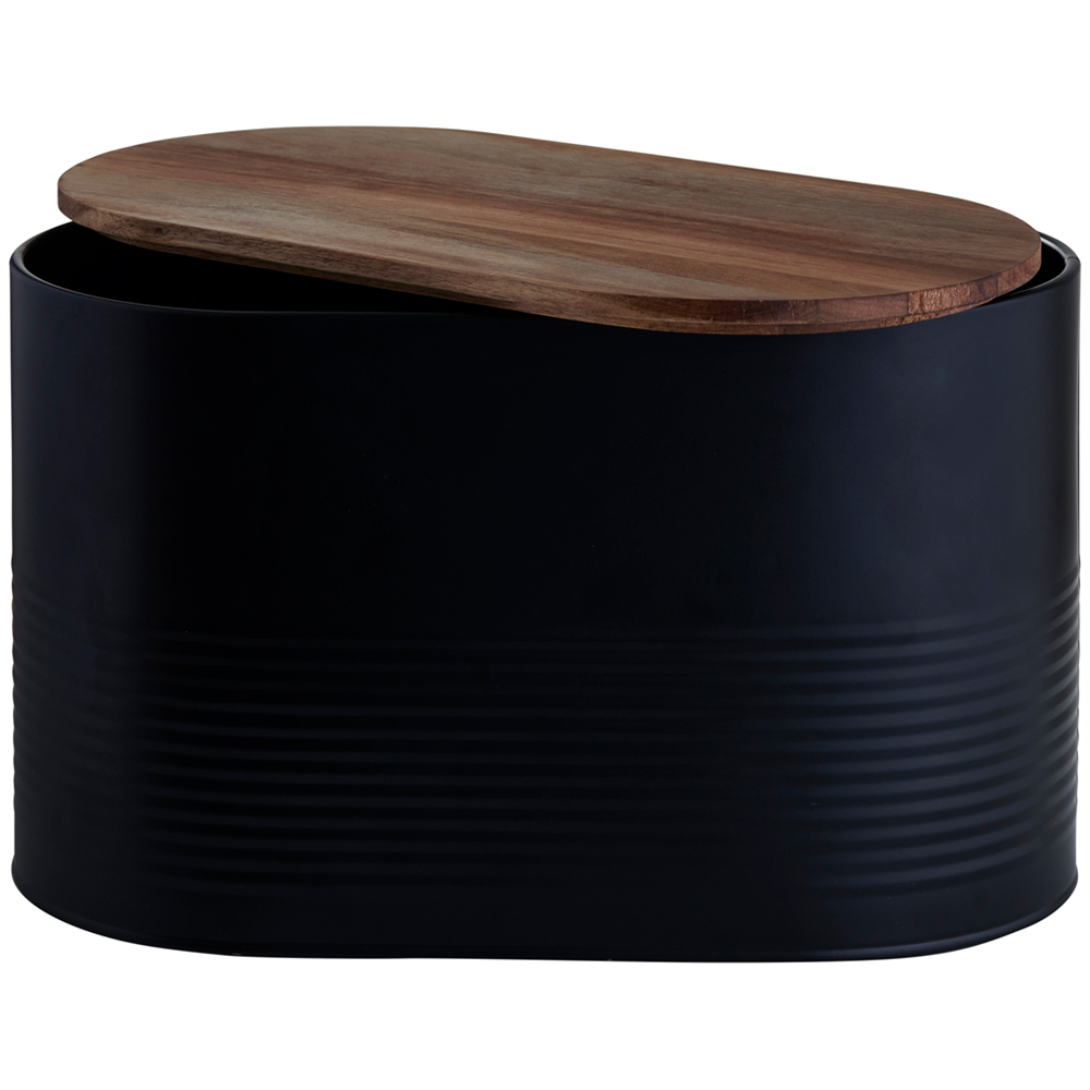 Wilko Black Metal Bread Bin Wilko