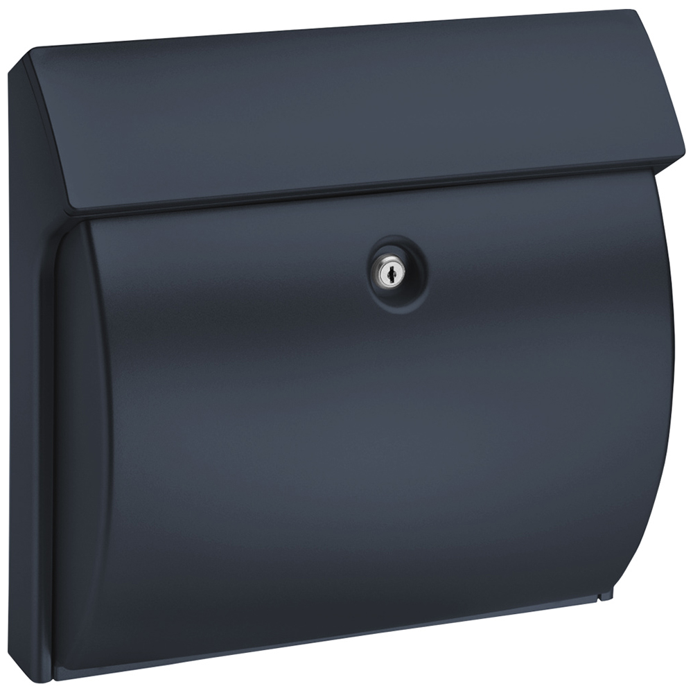 Burg-Wachter Classico Anthracite Wall Mounted Post Box Image 1