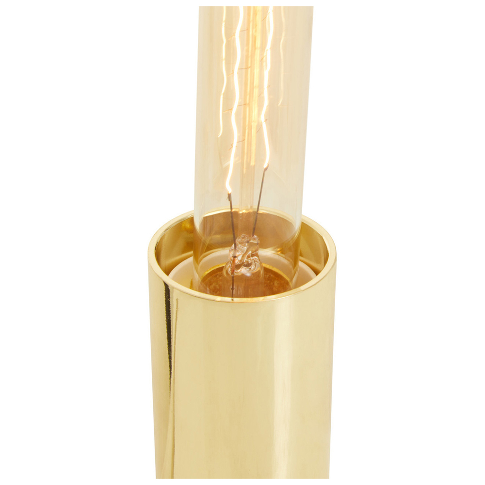 Premier Housewares Brass Finish Table Lamp Image 3