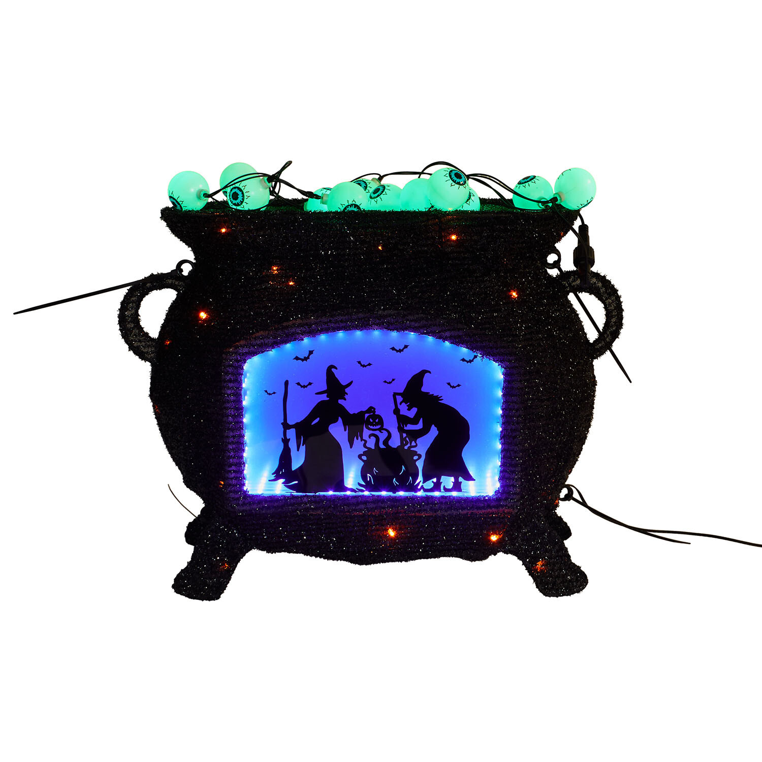 Light Up Witches Cauldron Black Image 2