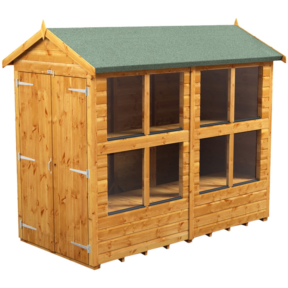 Power Sheds 8 x 4ft Double Door Apex Potting Shed Image 1