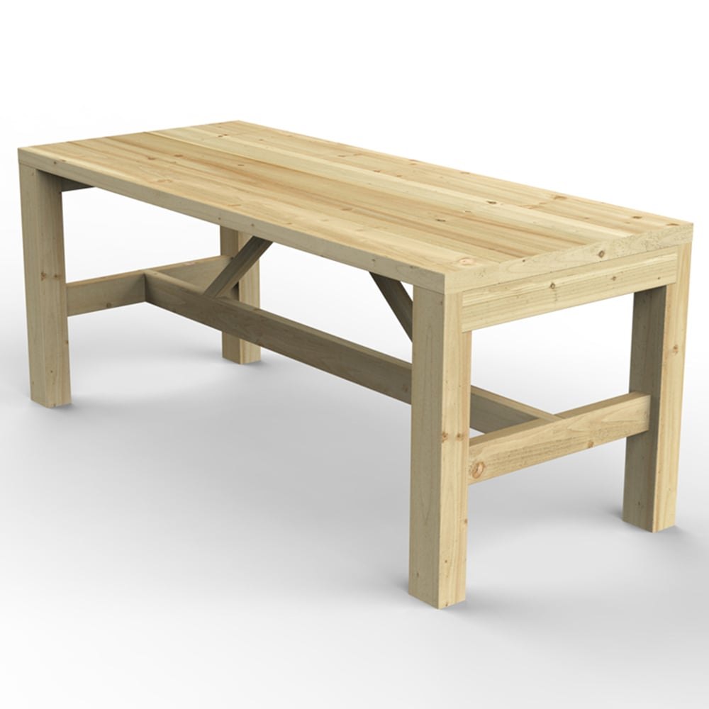 Forest Garden 6 Seater Dining Table Image 2