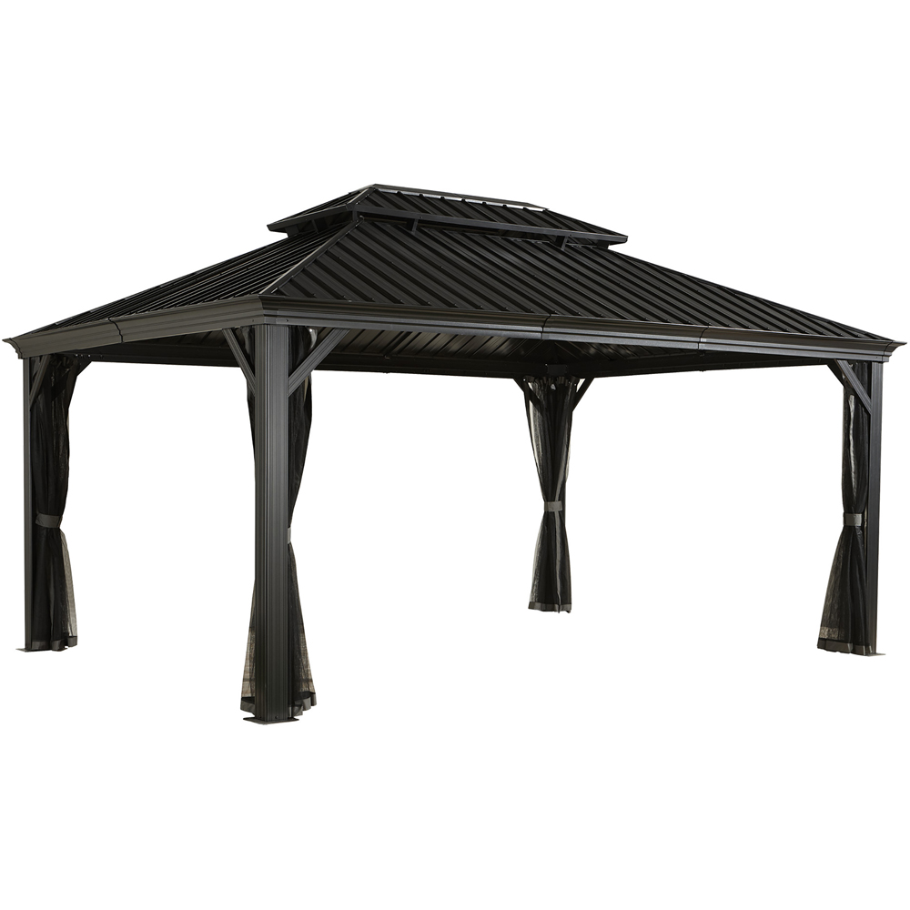 Sojag Messina 3.7 x 4.9m Grey Gazebo Image 2