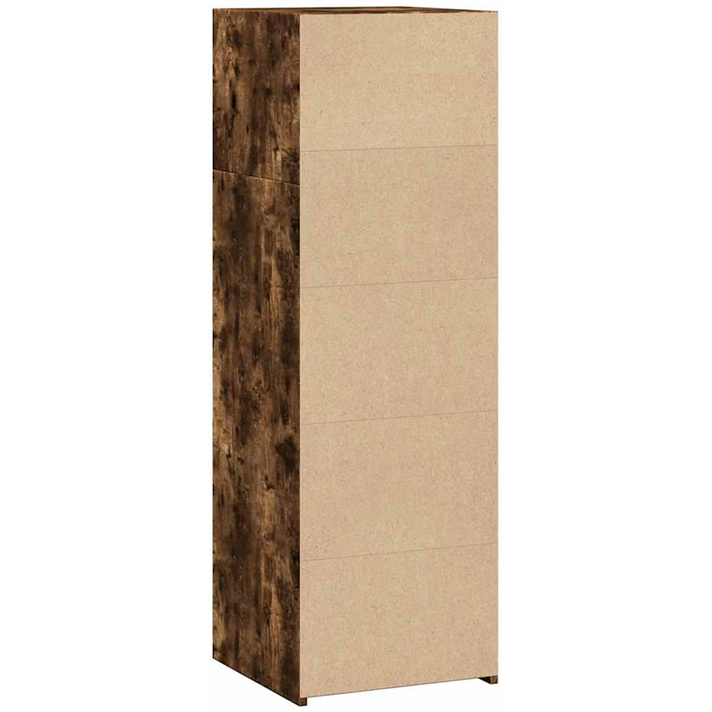 vidaXL 4 Shelf Smoked Oak Highboard Image 6