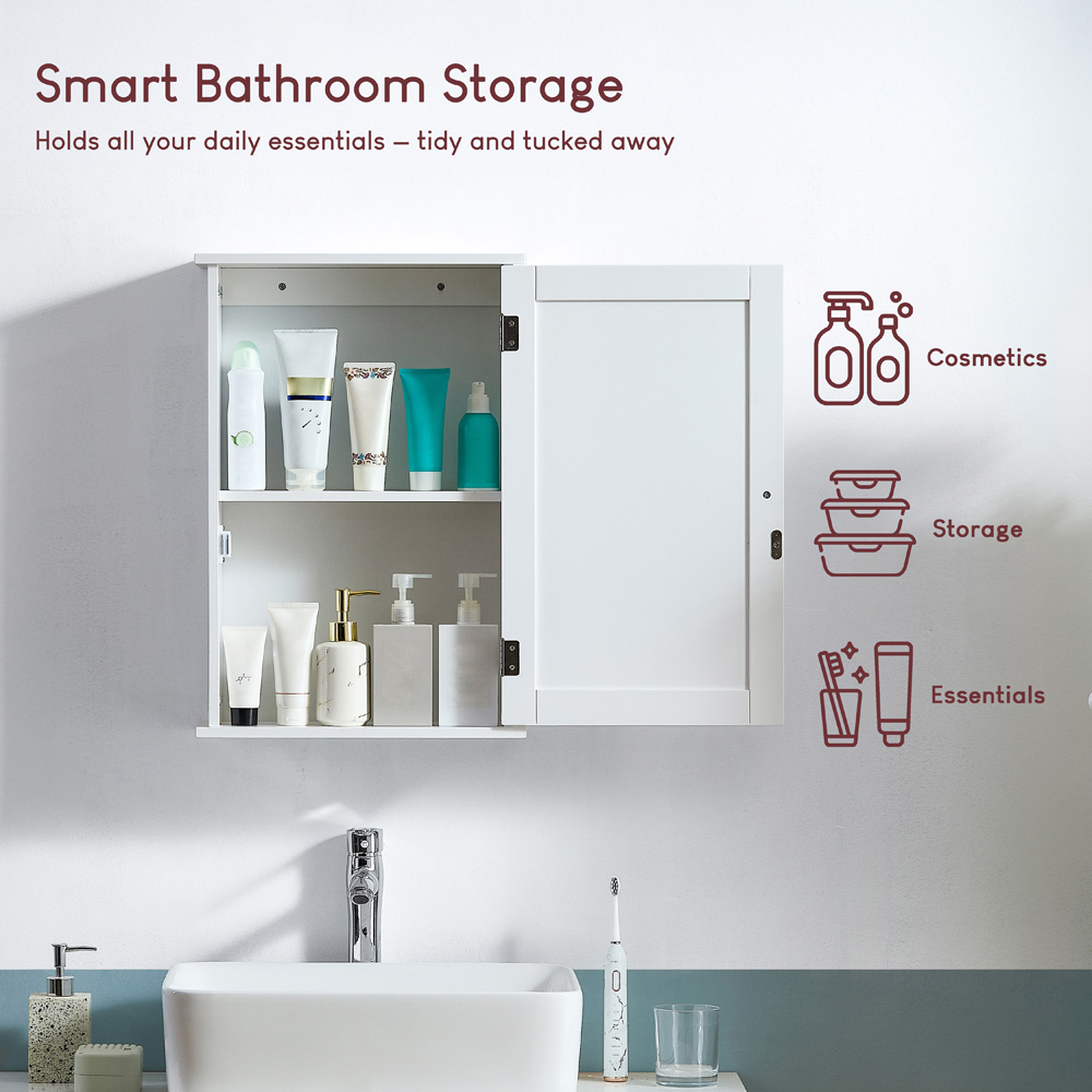 BATH VIDA Liano Single Door Bathroom Cabinet Image 7