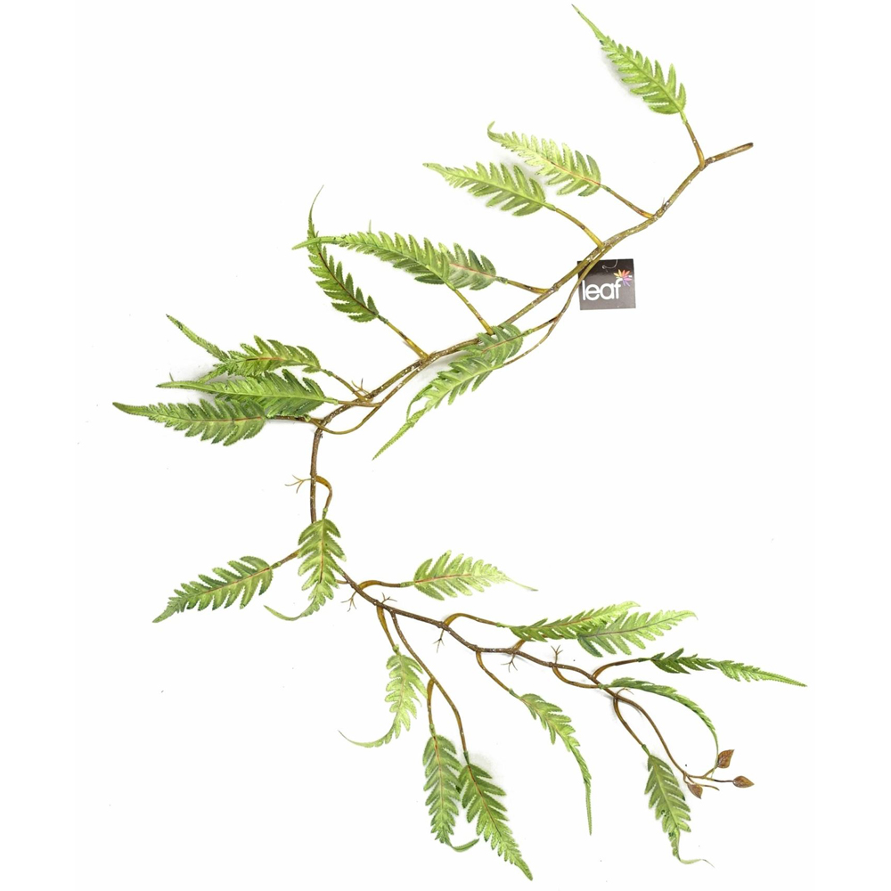 Leaf Trailing Fern Hanging Artificial Plant 4.1ft 6 Pack Image 3