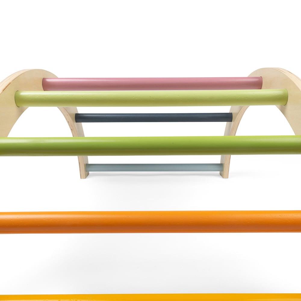 Bigjigs Toys Wooden Arched Climbing Frame Multicolour Image 5