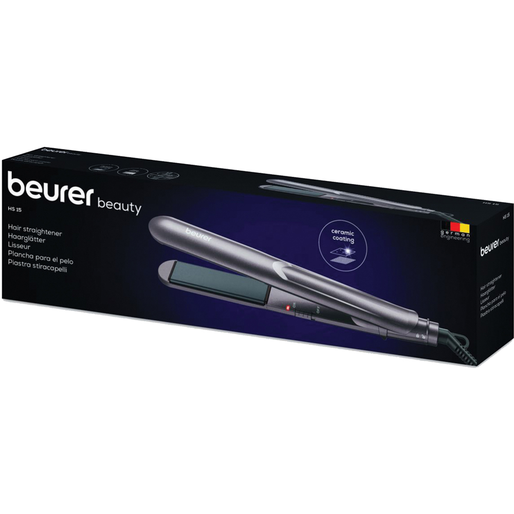 Beurer UE0015 HS 15 Ceramic Hair Straightener Image 3