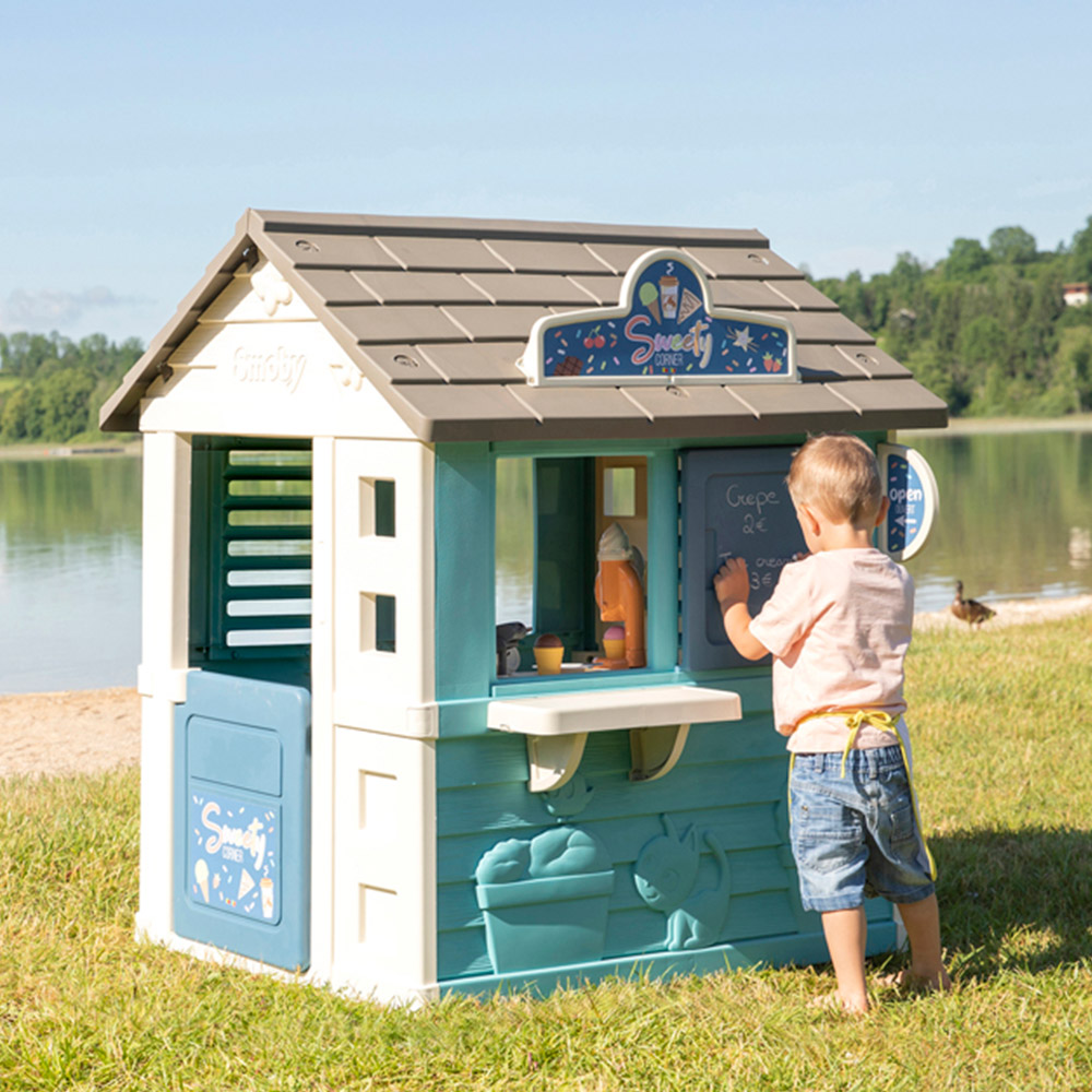 Smoby Sweety Corner Outdoor Playhouse Blue Image 2