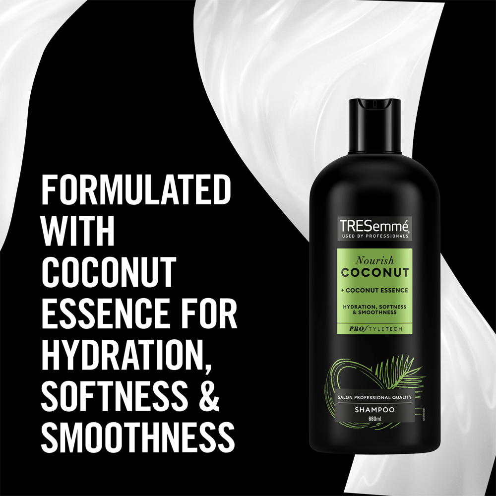 TRESemme Nourish Coconut Shampoo 680ml Image 4