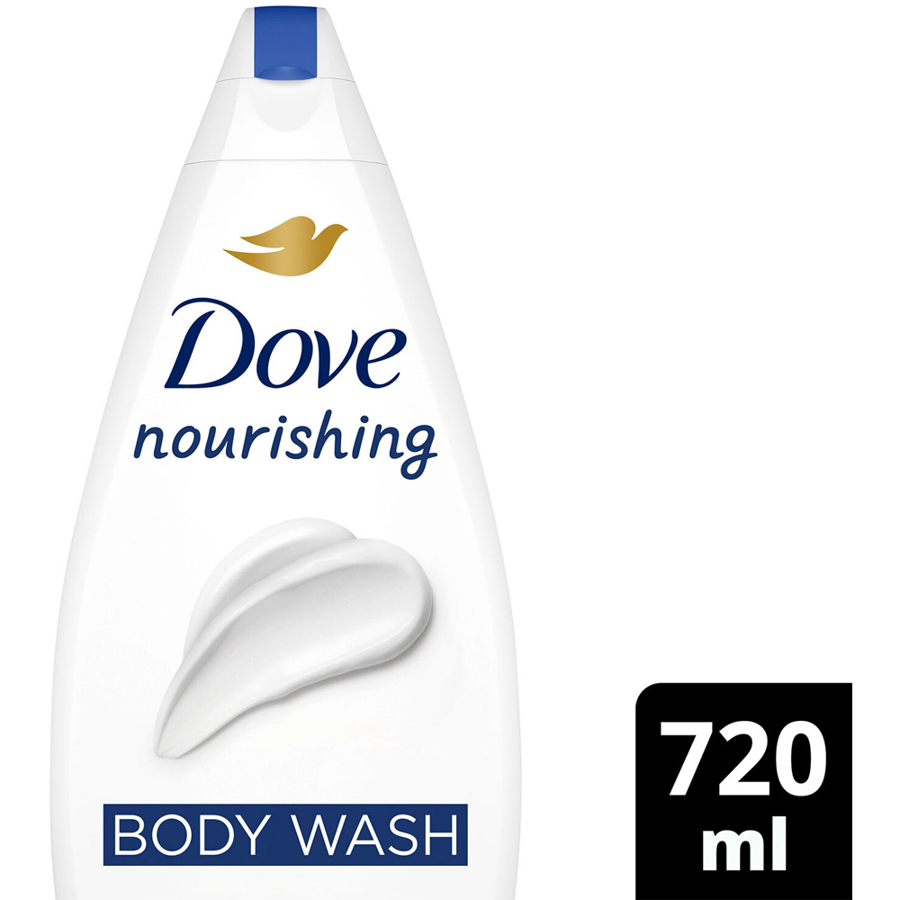 Dove Softer and Smoother Skin Hydrate Body Wash 450ml 12 Pack Image 3