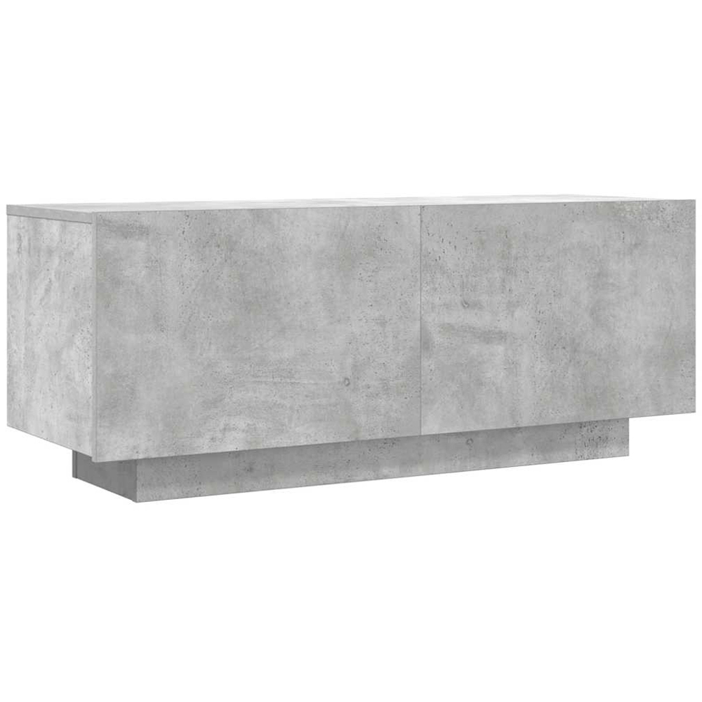 vidaXL 2 Door Concrete Grey TV Cabinet Image 2