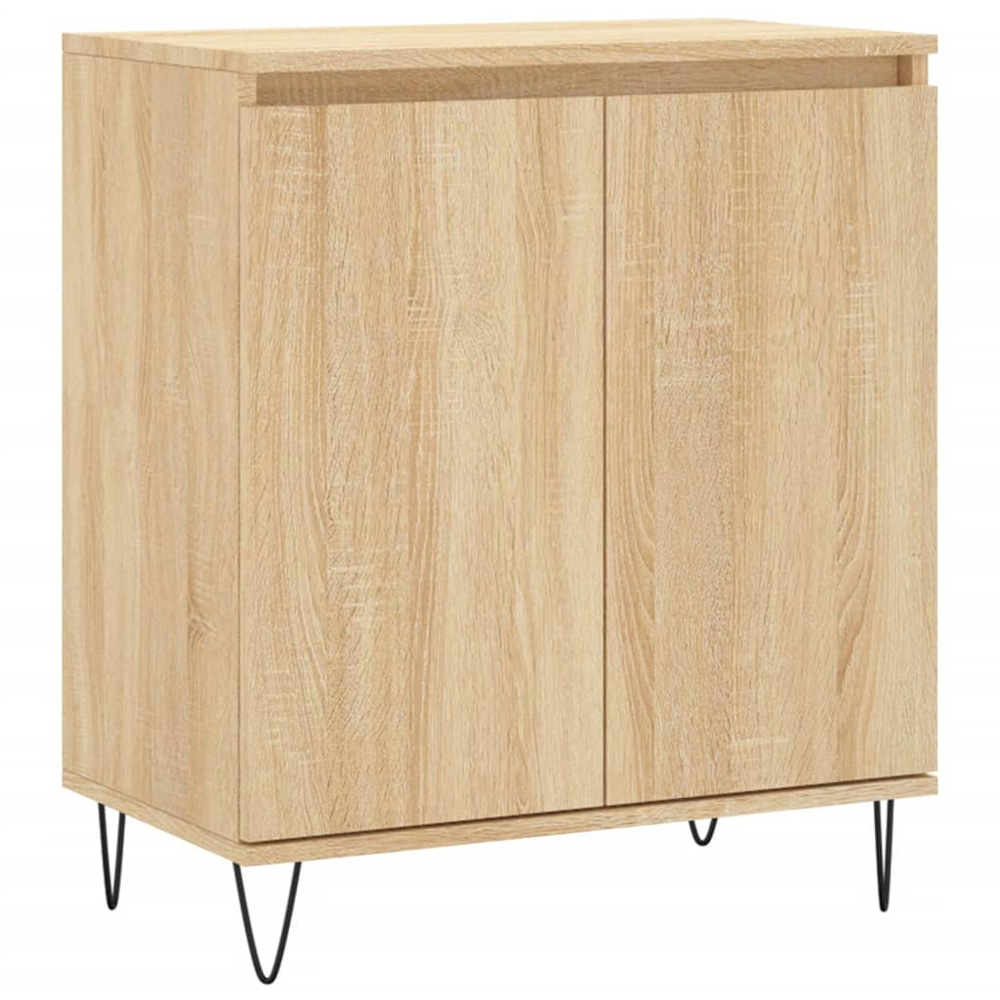 vidaXL 2 Door Sonoma Oak Sideboard Image 2