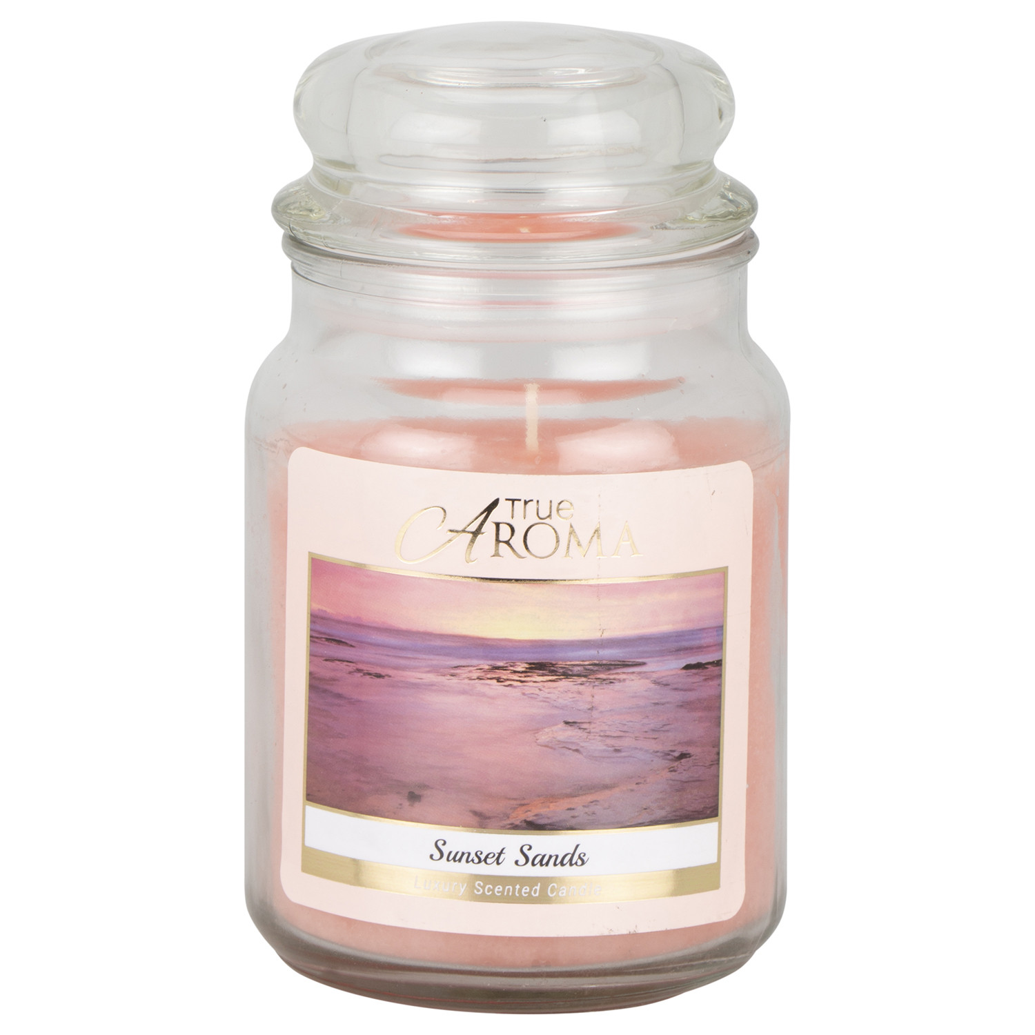 True Aroma Luxury Sunset Sands Scented Candle Image