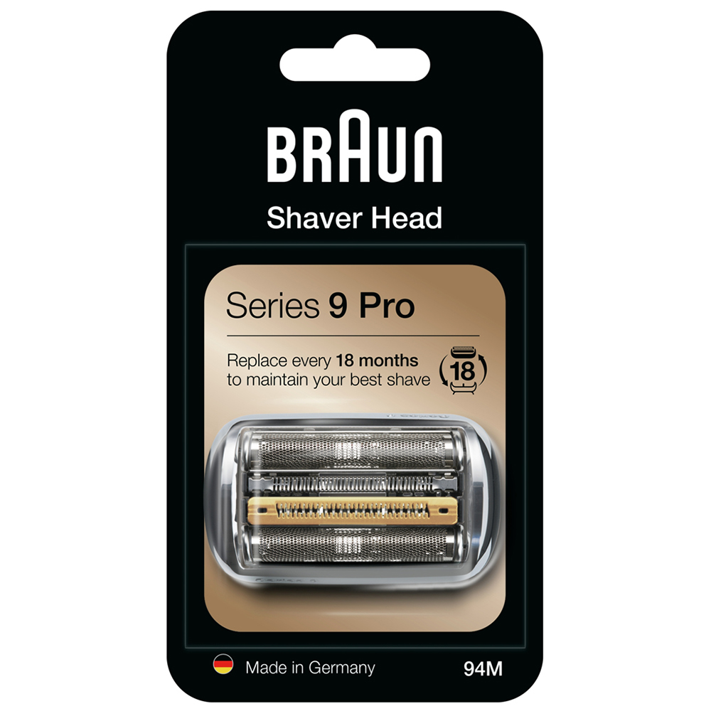 Braun 94M Shaver Replacement Head Silver Image 1
