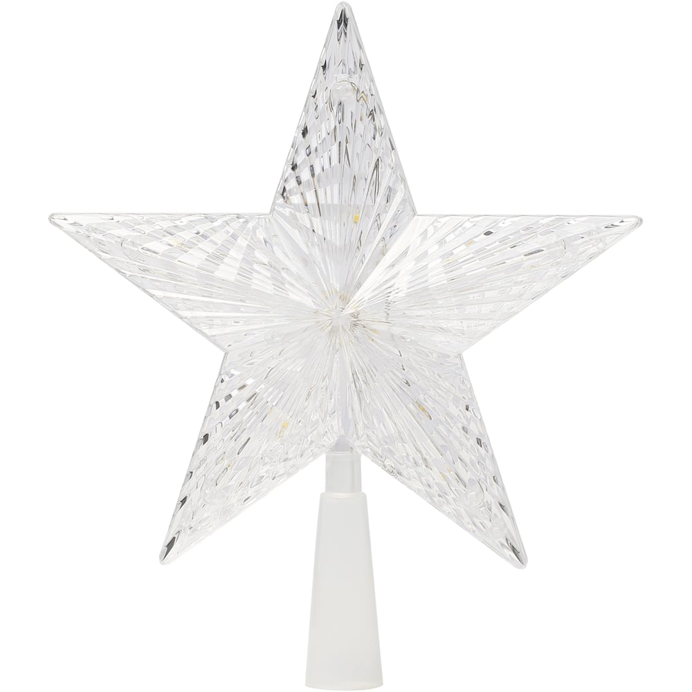 The Christmas Workshop Warm White LED Star Tree Topper  Image 1