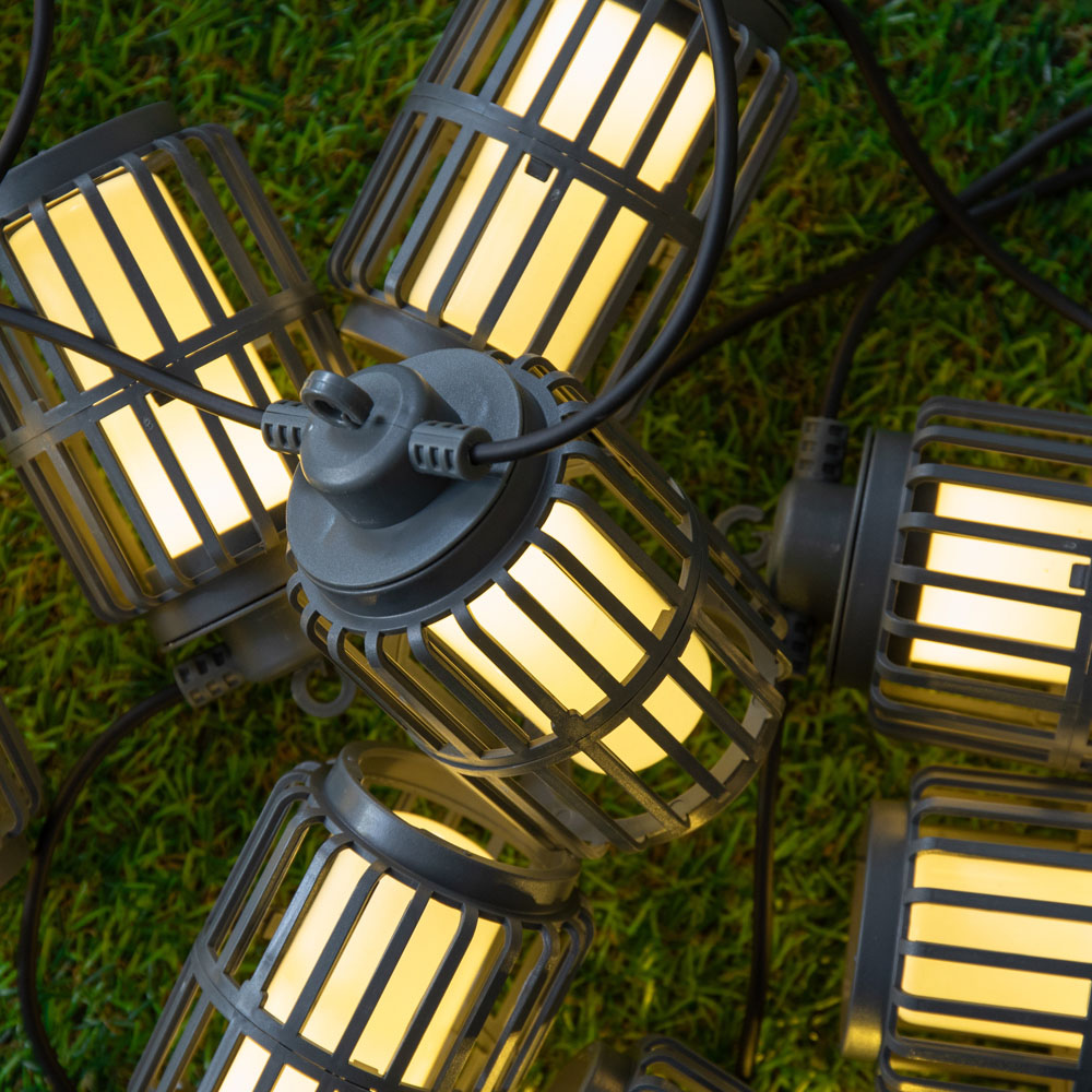 Samuel Alexander 10 Warm White LED Connectable Urbane Christmas String Light 4.5m Image 5