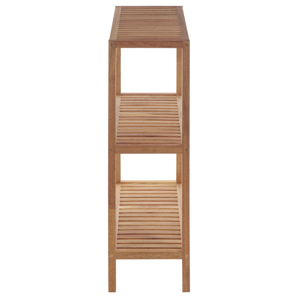 Premier Housewares 3 Tier Wooden Bathroom Shelf Unit Image 3