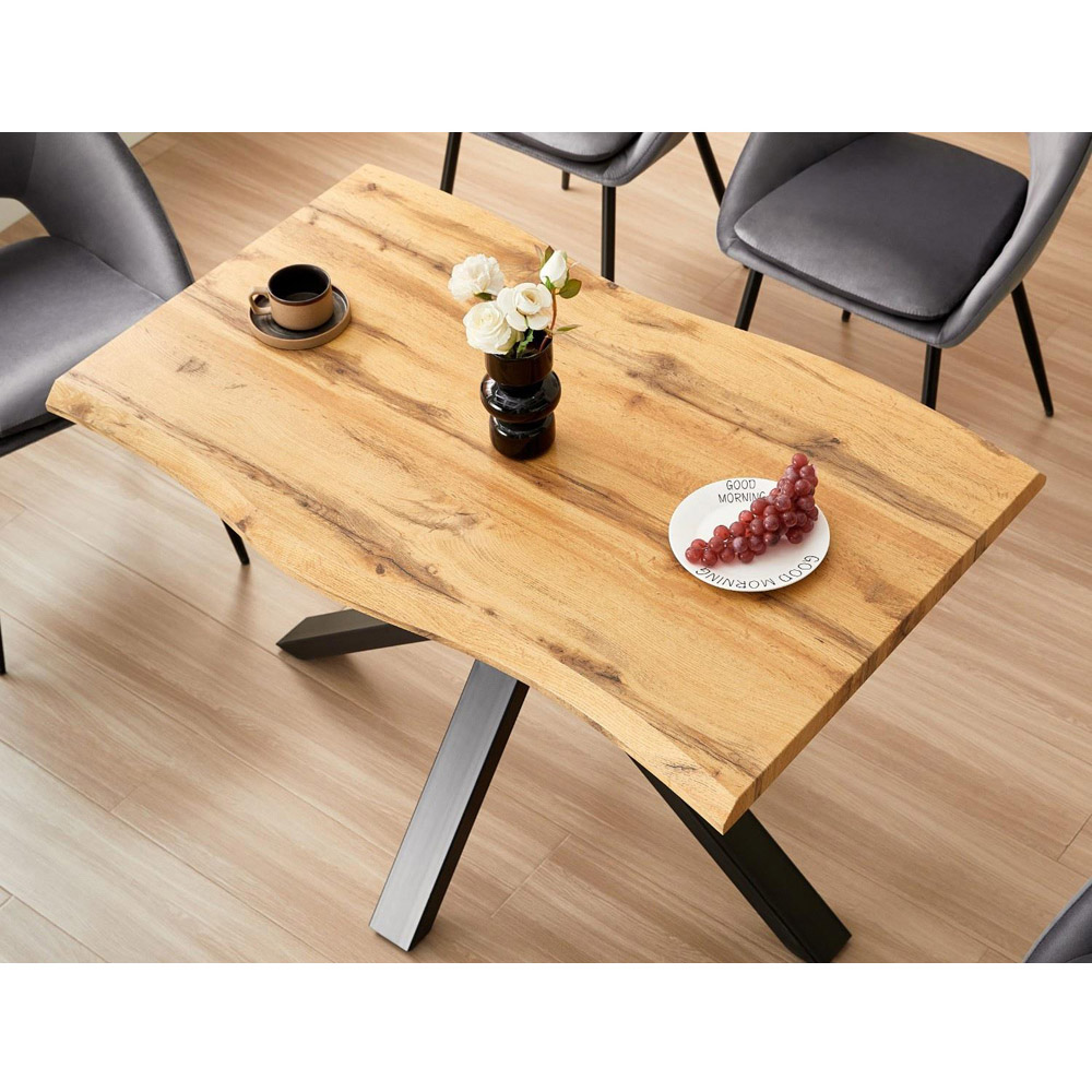 Kosy Koala 4 Seater Wooden Dining Set Black Image 2