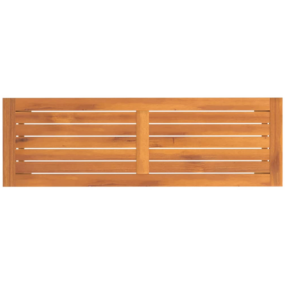 vidaXL Brown Solid Wood Acacia Garden Bench 110cm Image 5