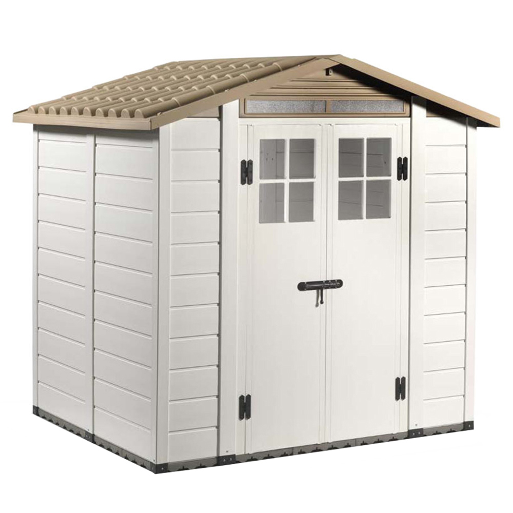 Shire 7 x 5ft Tuscany Evo 200 Plastic Garden Shed Image 1