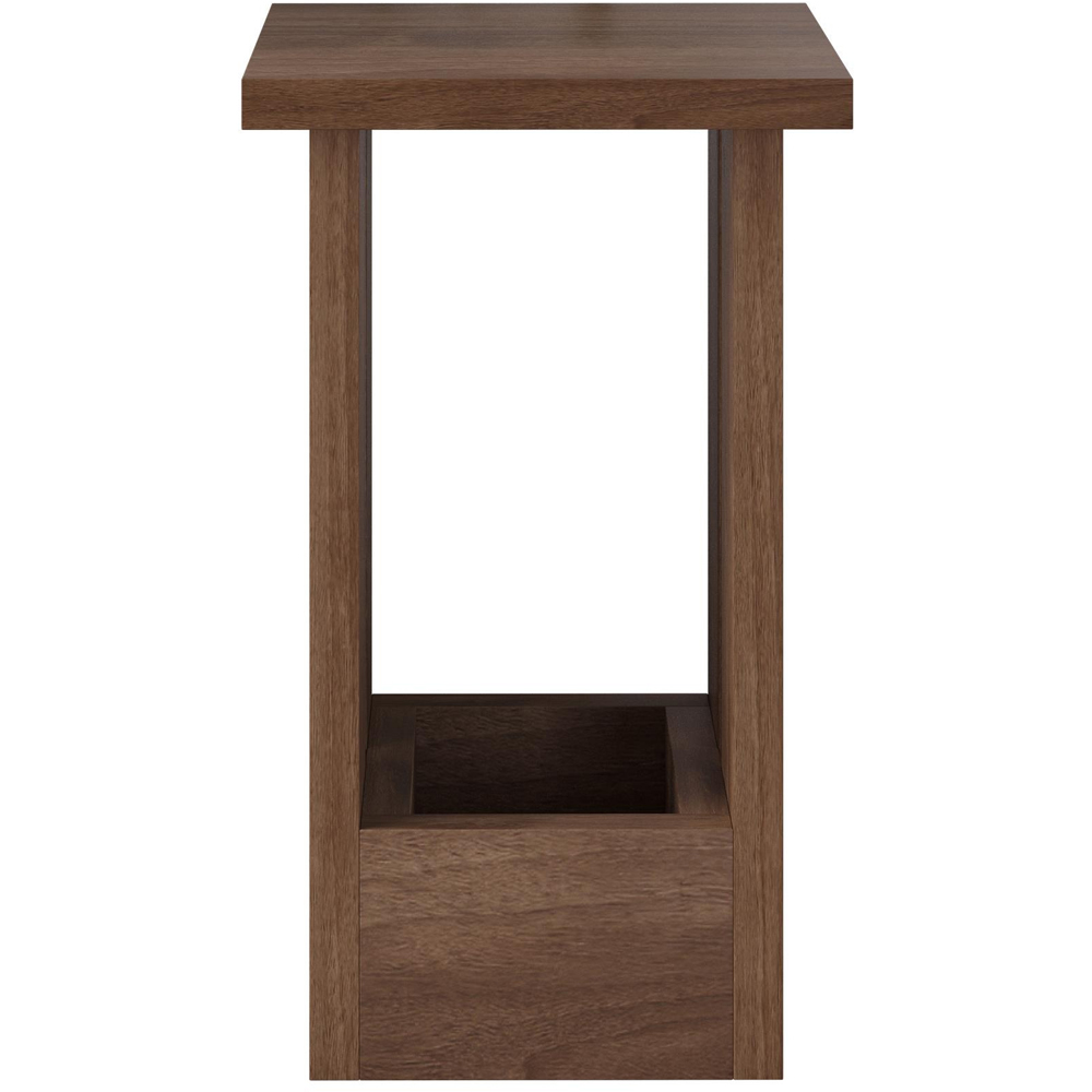 Decortie Tasos Istanbul Walnut Side Table Image 2
