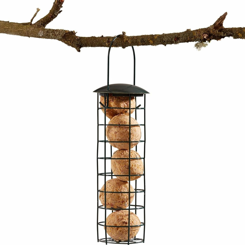 Happy Beaks Supa Steel Suet Fat Ball Hanging Bird Feeder Image 4