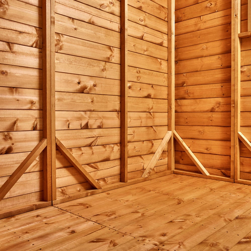 Power Sheds 20 x 10ft Double Door Apex Wooden Shed with Window Image 6